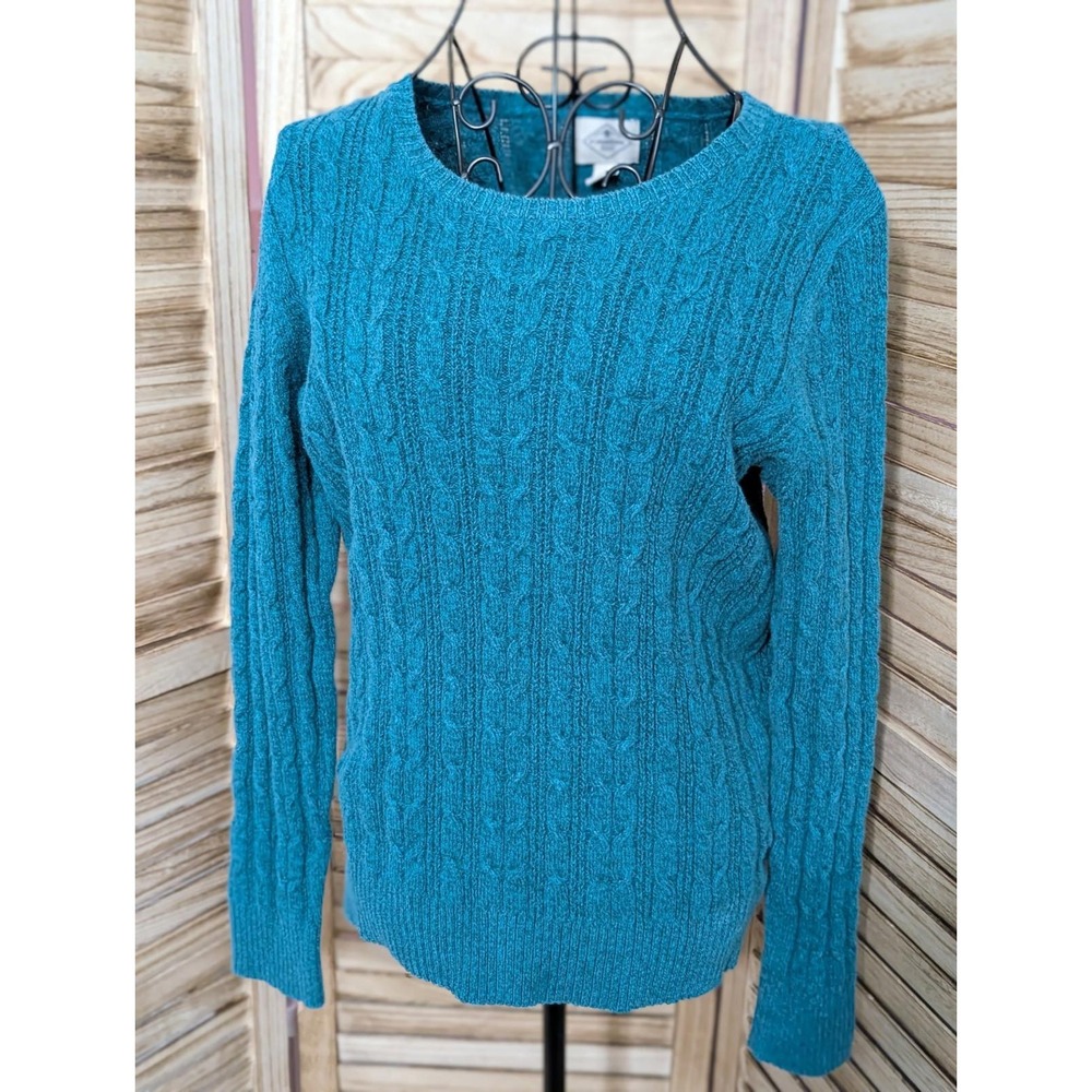 St. John's Bay Sweater Pullover Turquoise Medium